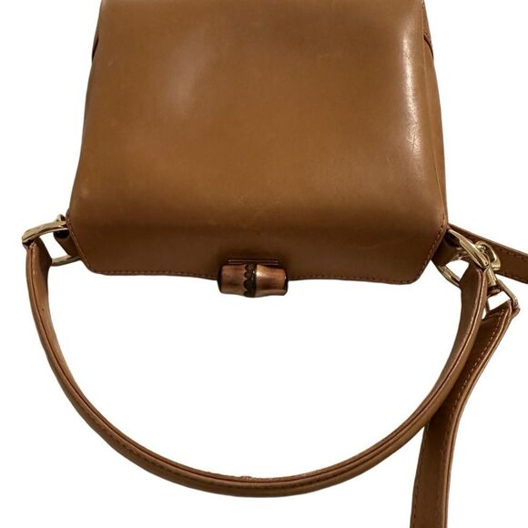 GUCCI Bamboo 2way Hand Shoulder Cross Body Leather Brown Bag - Picture 5 of 16